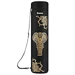 Gonex Yoga Mat Bag, Yoga Mat Carrier Full-Zip Exercise Yoga Mat Carry Bag for Women Men with 2 Multi-Functional Storage Cargo Pockets Extra Wide Adjustable Shoulder Strap
