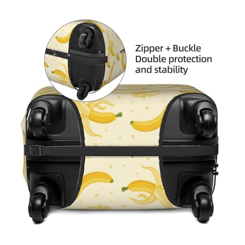 Luggage Cover Protector Suitcase Cover - Cute Banana No.1080 Soft Fashion Uitcase Cover for Luggage3