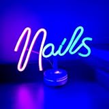 Nägel Dekorative LED Neon Zeichen für Kaffeegeschäft Dessertgeschäft Bar Pub Party Eröffnung Geschenk Licht Up Zeichen Geburtstagsgeschenk Haustier Raum Wanddekoration USB angetrieben