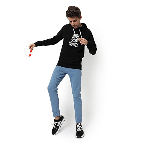Image of CAHOOT Men's Printed Sweatshirt Regular Fit for Casual Wear | Full Sleeve | Cotton | Stylish Sweatshirt Crafted with Comfort Fit and High Performance for Everyday We