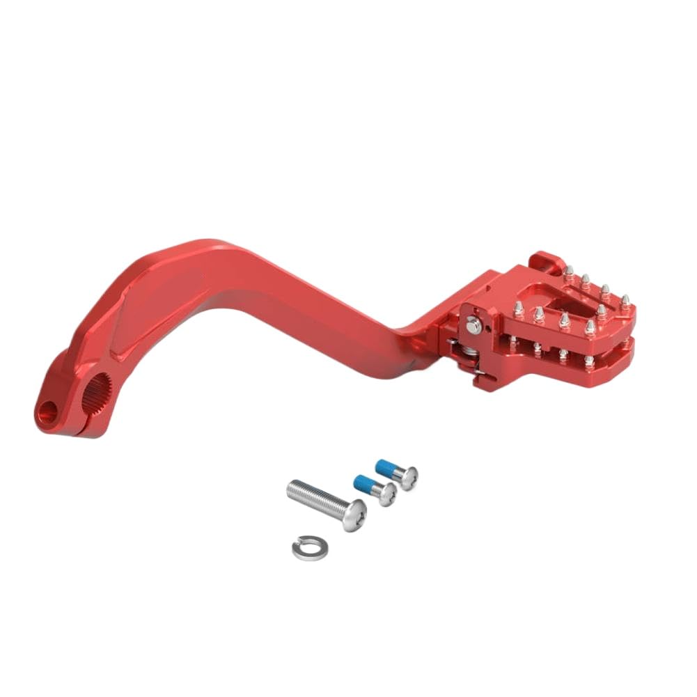 Swyykacqd Red Adjustable Rear Brake Pedal Lever Compatible With Africa Twin Crf1100l Adventure Sports Crf1100l Crf1000l Africa Twin Adv(Red)