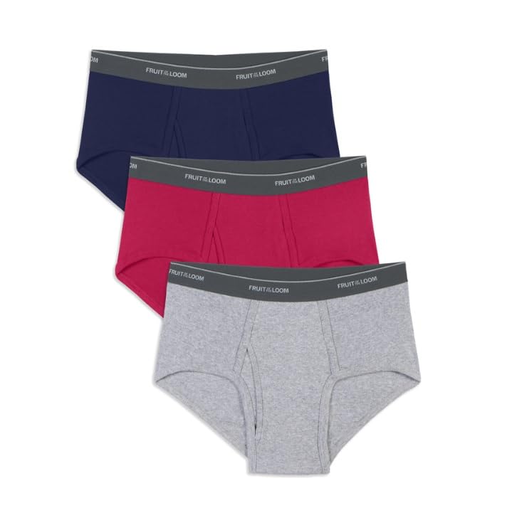 Fruit of the Loom 5 Pack Solid Fashion Brief (5P4609) L/Assorted