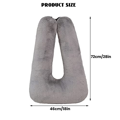 Almohada de viaje poliéster 71 x 46 cm suave miniatura 2