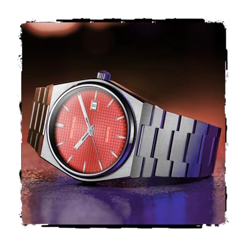 Image of AMERICANVIBER, Stainless Steel Date Display Mens Wrist Analogue Watch, Dial-Color:Multicolour, Band Color:Silver