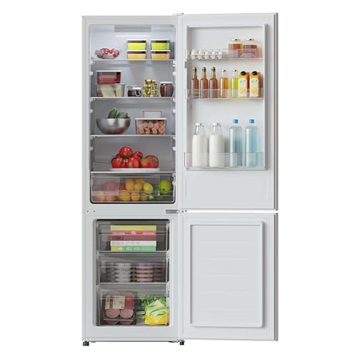 Cecotec Réfrigérateur 262 Bolero CoolMarket Combi 262 E Classe E Économie d'énergie Lumière LED Plateaux en verre Contrôle électronique de la température. - vue 3
