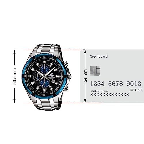 Casio Edifice Chronograph Blue Dial Men's Watch-EF-539D-1A2VDF (ED462) - Image 6