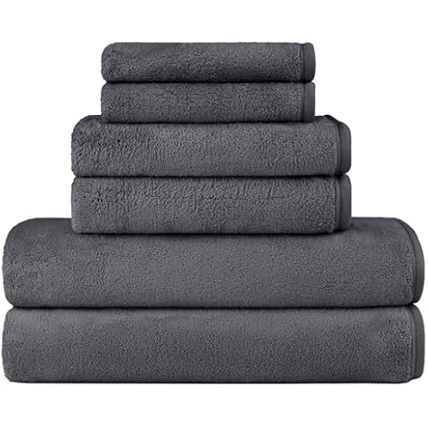 Orighty 6-Piece Microfiber Towel Set Cover