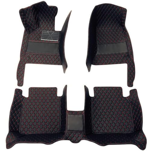EEASSA Coche Cuero Alfombrillas para VW Caddy V 2020 2021 2022(Right-Hand Drive), Cobertura Completa Moquetas Protección Delanteras Traseros Esteras Alfombra Impermeables Accesorios,C