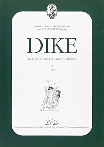 Dike. Rivista di storia del diritto greco ed ellenistico (1999) (Vol. 2)