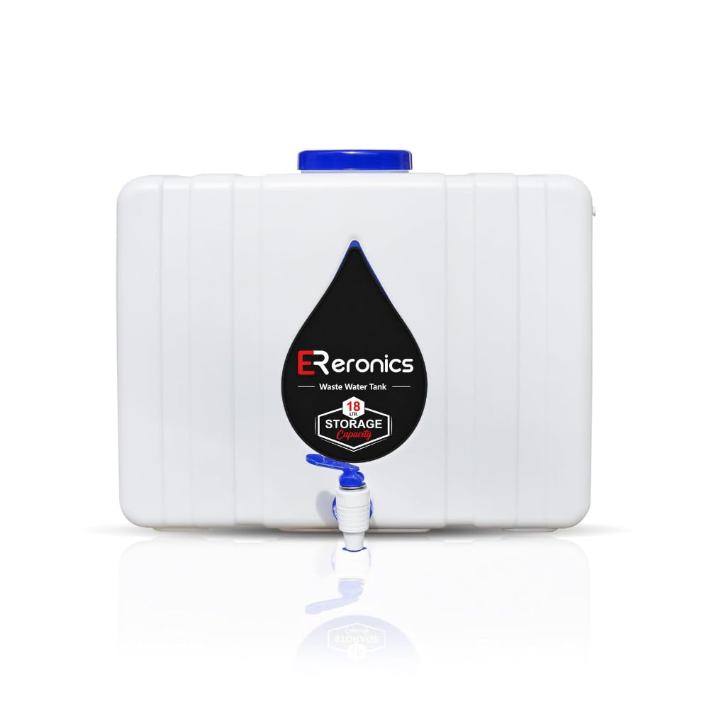 Waste Water Storage Tank 18L – Wall-Mountable, Food-Grade HDPE Plastic, Translucent Design, Easy to Connect with All Ro purifiers/Air Conditioners/Other Sources-image-4