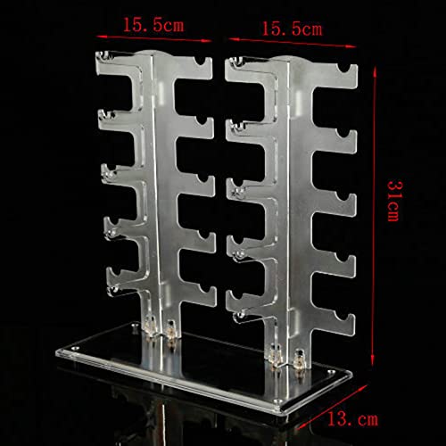 Support à lunettes de soleil transparent avec base stable - 2