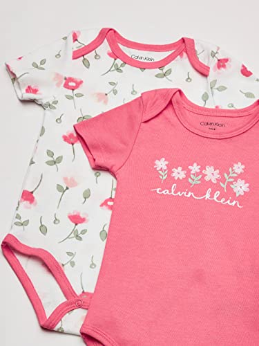 Calvin Klein baby-girls 4 Pieces Pack Bodysuits3