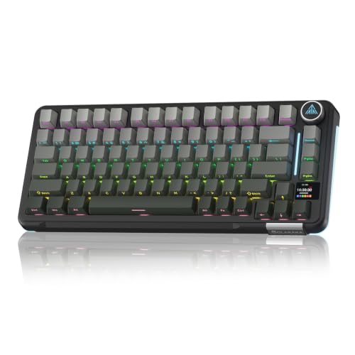 Image of SOLAKAKA A75 PRO Wireless Mechanical Keyboard with Screen and Knob