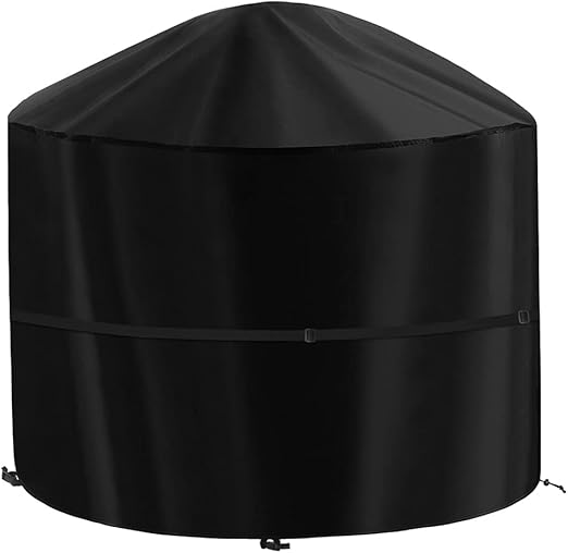 SanGlory Housse pour Braséro Rond Imperméable, Housse pour Foyer D