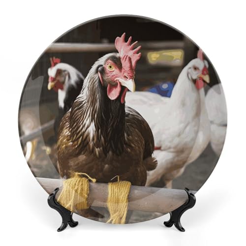 Assiette céramique décorative pour rompre la monotonie d'un mur vide - 2
