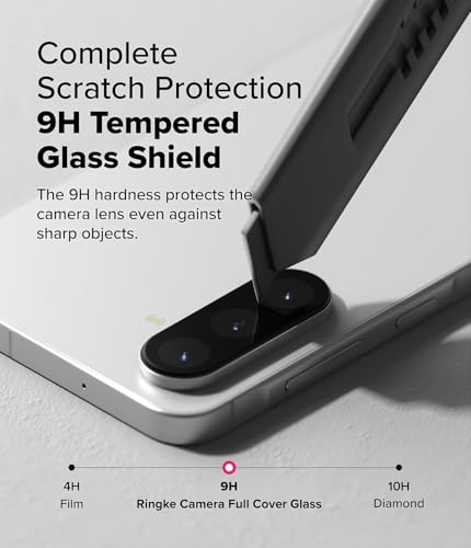 Image of Tempered Glass Screen Protector Compatible for Samsung Galaxy A56 5G | Front And Back Screen Guard With camera lens protector 3in1