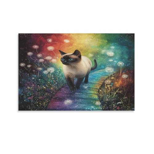 Impression sur toile chat Ragdoll pour habiller un mur vide avec élégance
