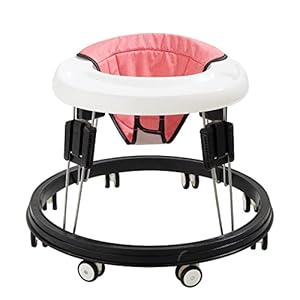 Quocdiog Baby Walker Foldable Adjustable Height,Multi-Function Anti-Rollover Toddler Walker,Suitable for All terrains…