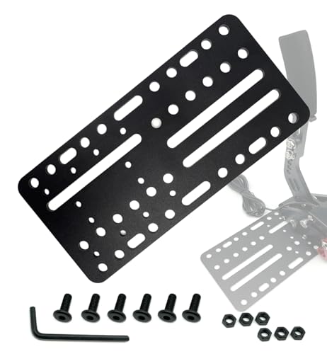 Nosxxus Universal Desk/Chair Mount Bracket Plate for USB Handbrake,Suitable For Racing Game G25/27/29 T500 Windows 14 Bit Pc Usb Game Handbrake Sim Card,Compatible with Logitech Driving Force Shifter