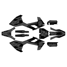 Graphics Kit for Husqvarna TC 65 2016-2023 NIGHT-CITY Series Smoke 16 Mil - Dirt bike Custom Racing Graphics Decals Stickers Kit, no-plastics