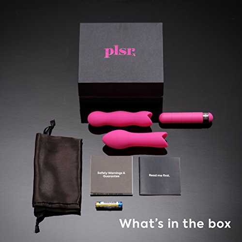 PLSRx by HoMedics The Bullet Mini Vibrator Dildo, waterdichte, draadloze vibrator van medische siliconen, trilmassageapparaat en seksspeelgoed, instelbare intensiteit, verschillende opzetstukken - Afbeelding 6