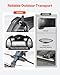 VEVOR Roof Rack Cross Bars, Universal Fit for Naked Roofs Without Raised Rails/Flush Rail/Black Moldings, 165 LBS Capacity, Lockable Heavy Duty Aluminum Crossbar Racks Roof Rail Rooftop Luggage Canoe