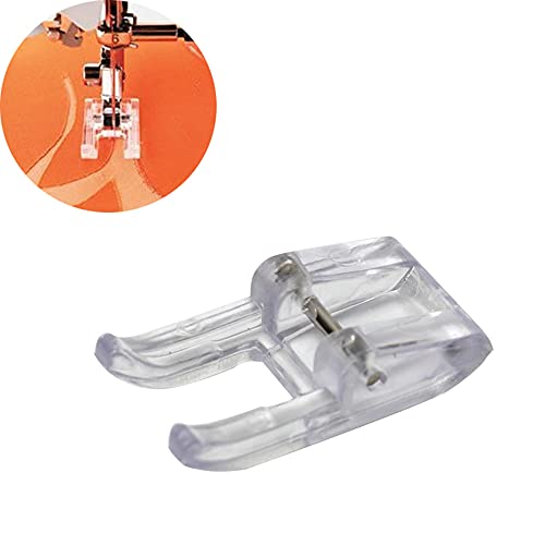 LNKA Border Guide and Open Toe Embroidery Sewing Machine Presser Foot for Brother Singer Janome Babylock and More Low Shank Sewing Machine 2pcs