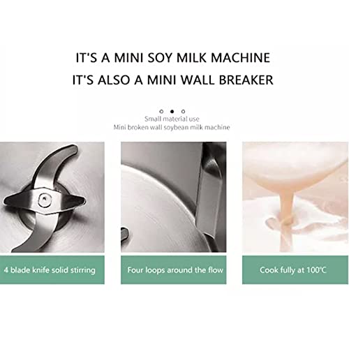 THREMA Nut Milk Maker Machine, 120W 350ml Portable Soy Milk Machine, High-Speed Countertop Blender with 6 Functions, Free Filtering, Self Cleaning, for Shakes, Nut Butters, Soups - Image 6