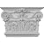 Ekena Millwork CAP07X10X03AR 10 3/8-Inch W x 7 1/2-Inch H x 2 5/8-Inch P Artis Onlay Capital