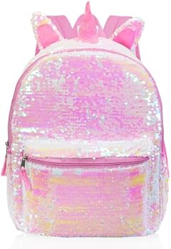 Wonderama 2 Way Sequin Unicorn Backpack for Girls Teens ~ Premium 16