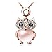 Produktbild ATEIELLI Halskette Eule Anhänger Opal Rosegold Überzogen Geschenk Damen JWC18