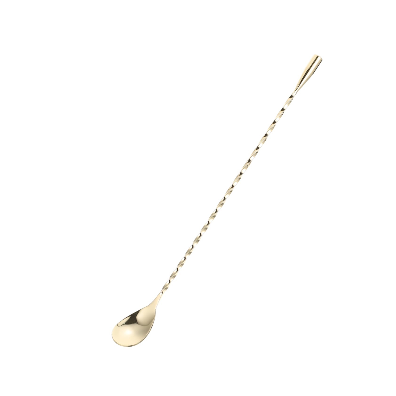 GRIRIW Stainless Steel Bar Spoon Mixing Spoon Long Handle for Cocktails and Desserts