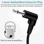 VOVIGGOL 2Pcs Microphone casque Mic, Boom filaire flexible pour amplificateur de voix, 3.5mm Connecteur Jack casque Microphone pour Chant, Parler, Enseignants, Coachs, Présentations, Seniors et plus encore