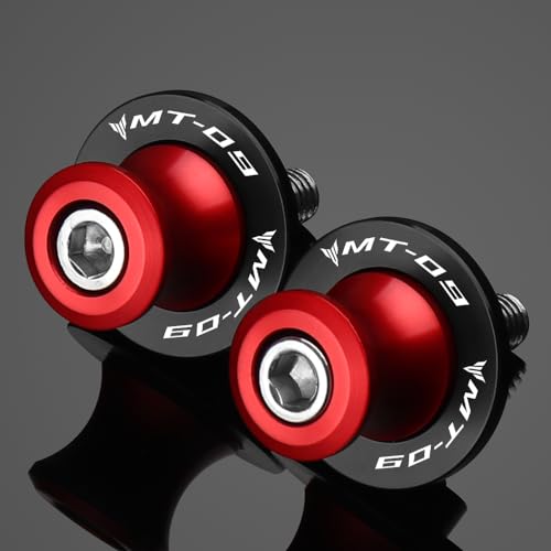 TREONK M6 Ständeraufnahme - Montageständer Adaptr Motorrad Prismabuchsen Bobbins Kompatible für MT09 MT-09 MT 09 2015-2024