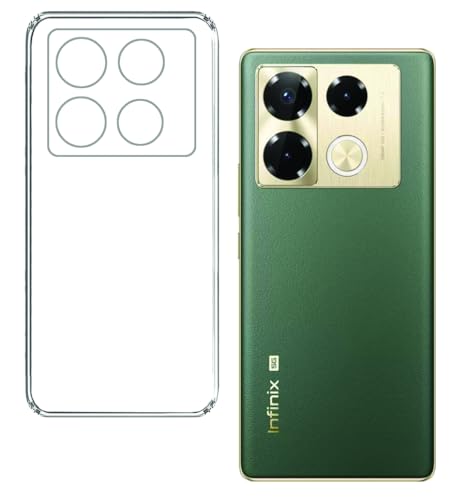 Amazon Brand - Solimo Infinix Note 40 5G Back Cover | Slim Soft Back Case for Infinix Note 40 5G (Transparent) (B0D2P9VDG5) Amazon Price History, Amazon Price Tracker