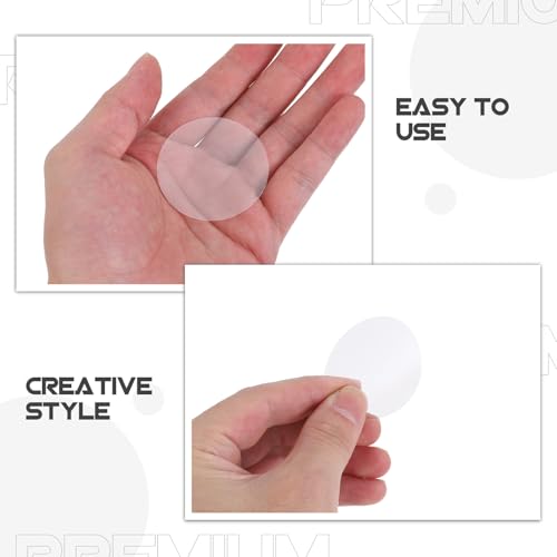 Película para insignias WOONEKY plástica y transparente para pines duraderos 3