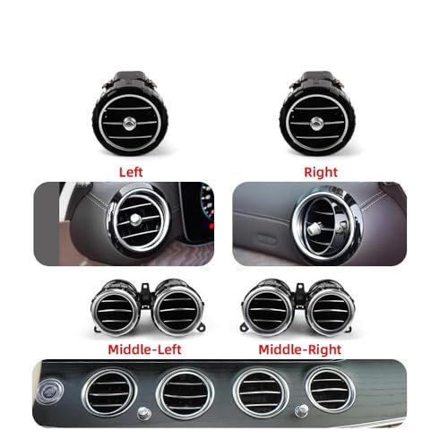 Grille d'aération climatisation avant gauche pour Mercedes E200 E260 E300 W213 2015-2023 - 3