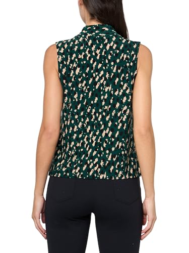 Kasper Women's Printed Ity Sl Knot Front2