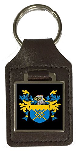 Porte-clés en Cuir Beal Family Blason gravé évite de perdre ses clés