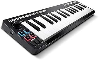 M-Audio Keystation Mini 32 MK3  przenośna klawiatura sterująca MIDI USB do produkcji muzyki w podróży z MPC Beats