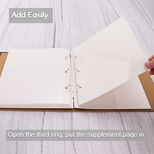 Vienrose Photo Album Self Adhesive Scrapbook Refill Pages For 12X12 In Photo Album #TOP2