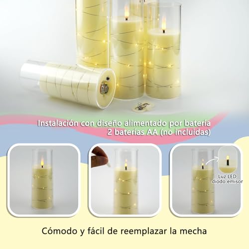 Velas Artificiales LED 18 Imagen adicional
