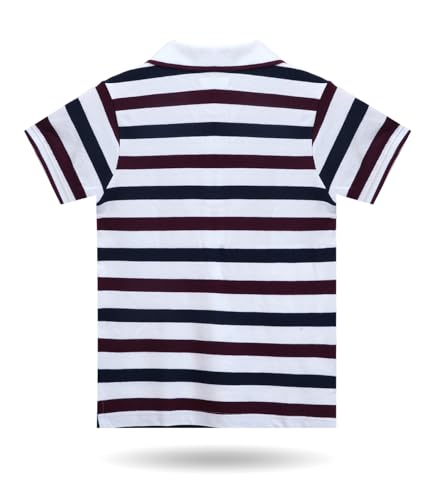 Image of DECHADO Pure Cotton Half Sleeve Polo Neck Regular Fit Boys T-Shirt | Kids T-Shirt | Boys T-Shirt | Tshirts for Kids Boys | Cotton Tshirt