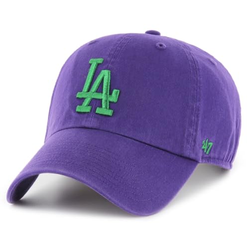 Casquette LA Dodgers Purple 47 Brand ajustable anti-transpiration qui ne serre pas la tête