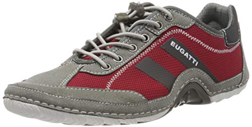 Bugatti Men's Low-top Sneaker , Red , 10 US