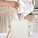 GREELUE 6.5L Waschmittel Aufbewahrung mit Dosierlöffel, Waschpulver Box, Futter Container, Aufbewahrungsbox für Kekse, Kaffeebohnen, Tierfutter (Beige)