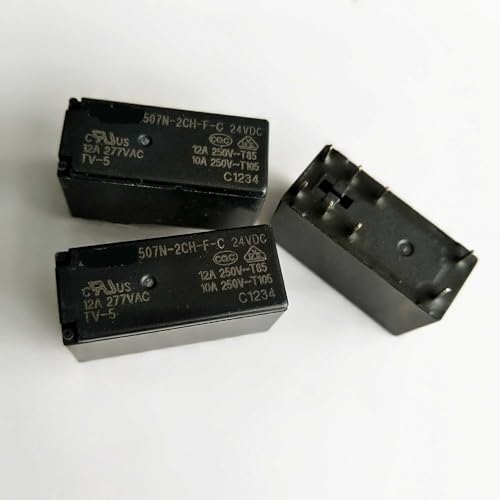 Relais 507 2CH FC 12V 24V commutateur 8 broches pour circuit électronique