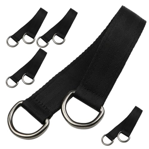 CIYODO Polyester Swing Straps 5pcs Tree Swing Hanging Rope Swing Rope for Outdoor Swing Supplies