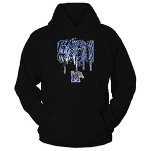 FanPrint Memphis Tigers Hoodie – Color-Drop-Area-Code-Tiger-Stripe-If13-Ic13-Ds83 – Hoodie/Black / 2XL