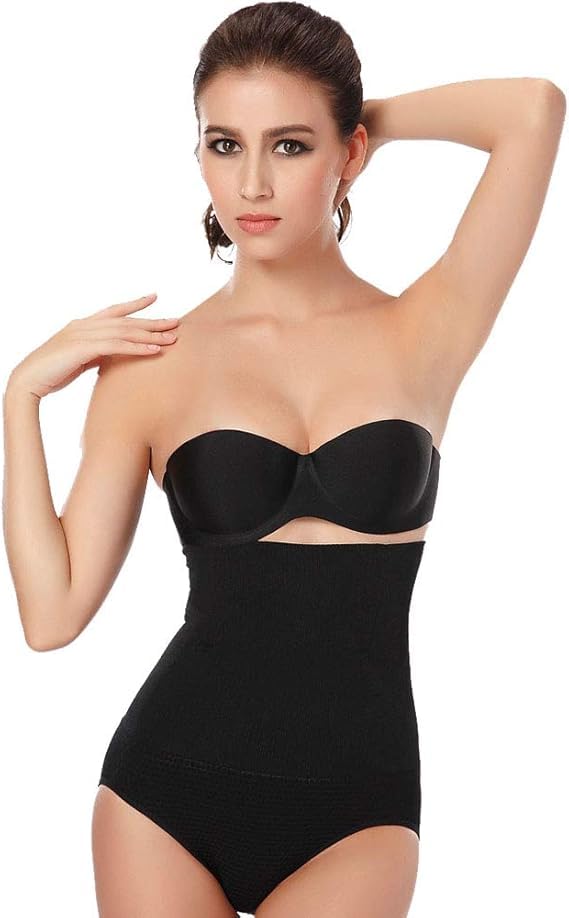 greyana Women Waist Shapewear with Anti Rolling Strip Tummy Control Tucker Waist Slimming Panties Shapewear Underwear Waist Shapewear-picture-3